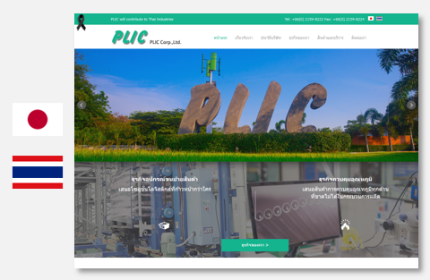 ตัวอย่างการออกแบบเว็บไซต์ 2